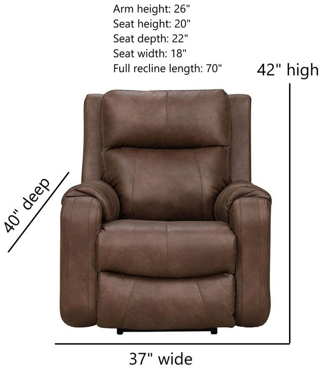 Contour Cocoa Wall Hugger Recliner