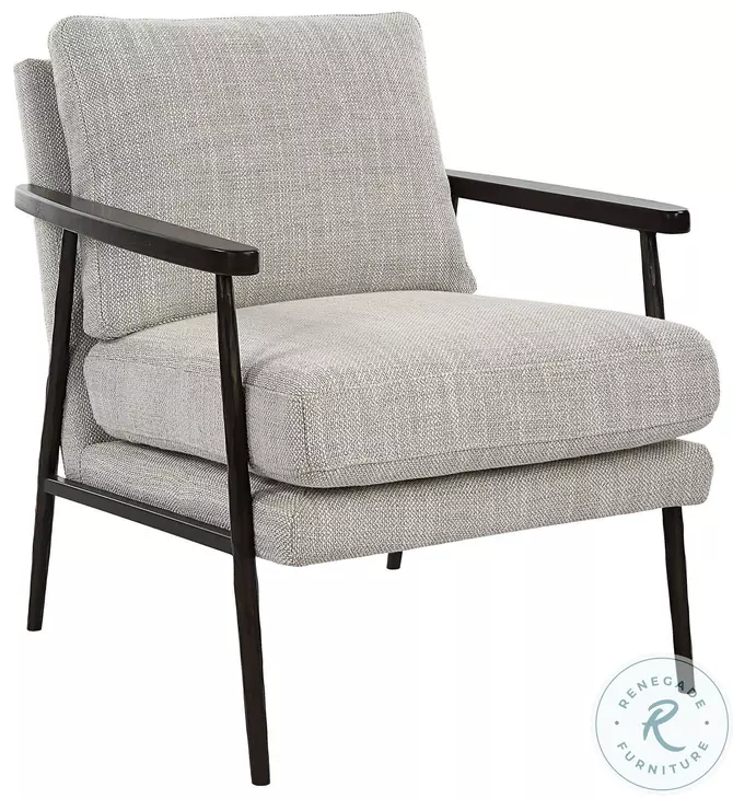 Elion Ivory And Beiges Accent Chair