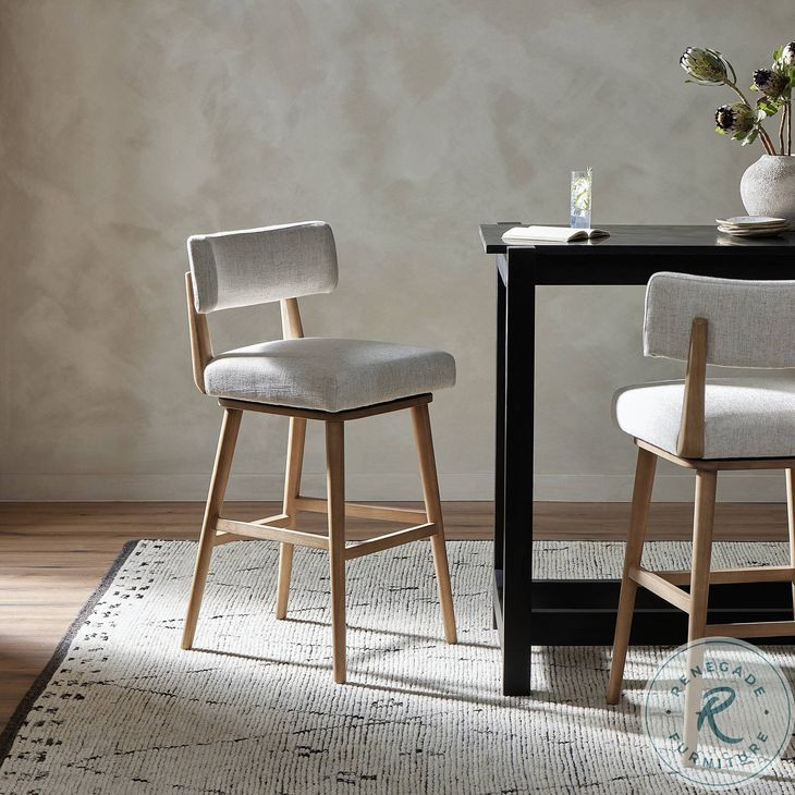 Cardell Essence Natural Swivel Bar Stool