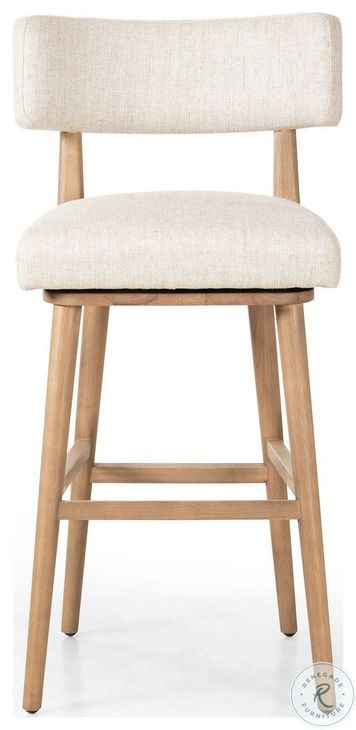 Cardell Essence Natural Swivel Bar Stool