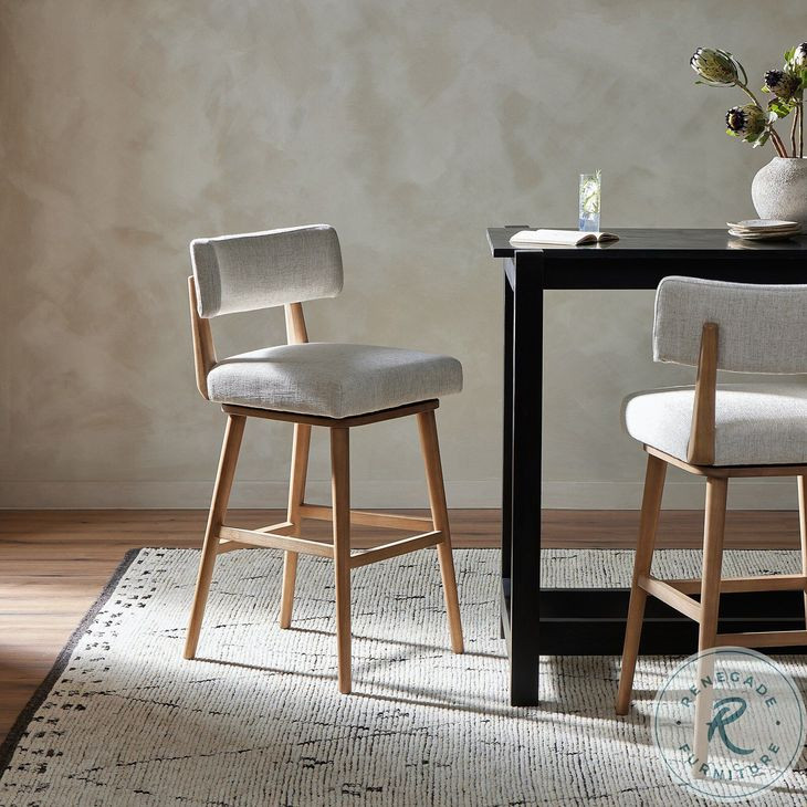 Cardell Essence Natural Swivel Counter Height Stool