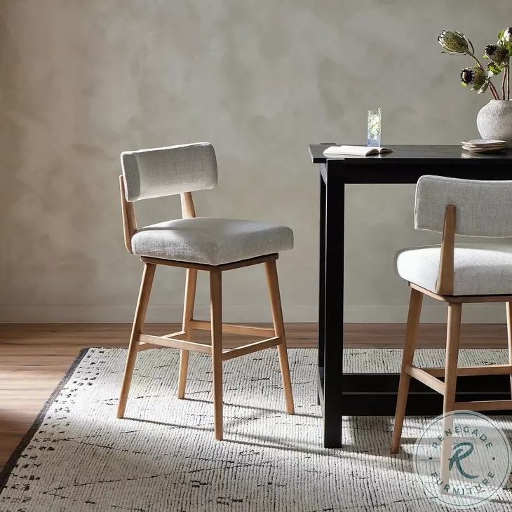 Cardell Essence Natural Swivel Counter Height Stool