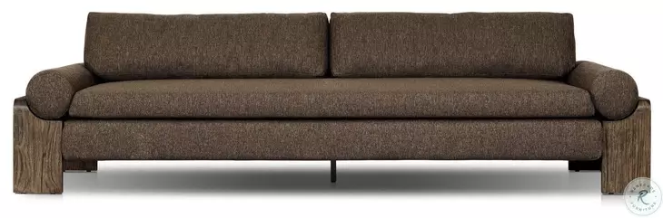 Joette Ellor Brown 104" Upholstered Outdoor Sofa
