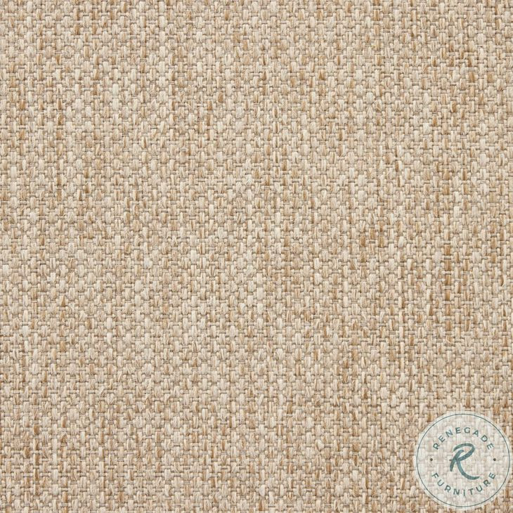 Joette Ellor Beige 104" Upholstered Outdoor Sofa