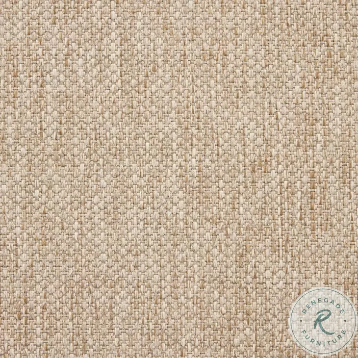 Joette Ellor Beige 104" Upholstered Outdoor Sofa