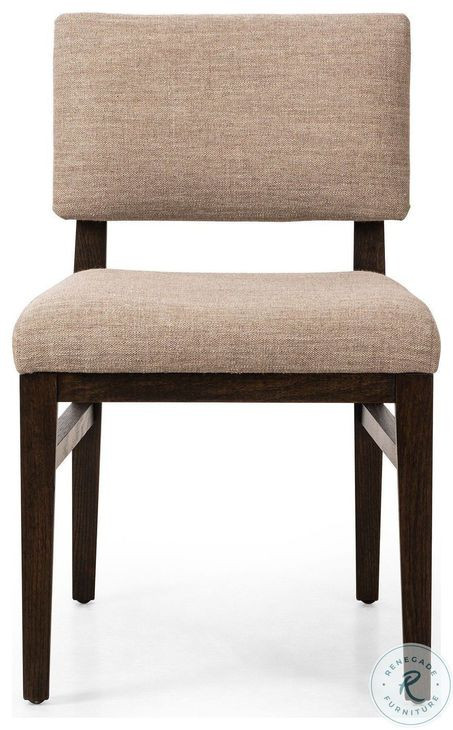 Carlo Alcala Fawn Performance Fabric Dining Chair Set of 2