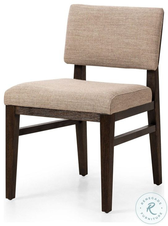 Carlo Alcala Fawn Performance Fabric Dining Chair Set of 2