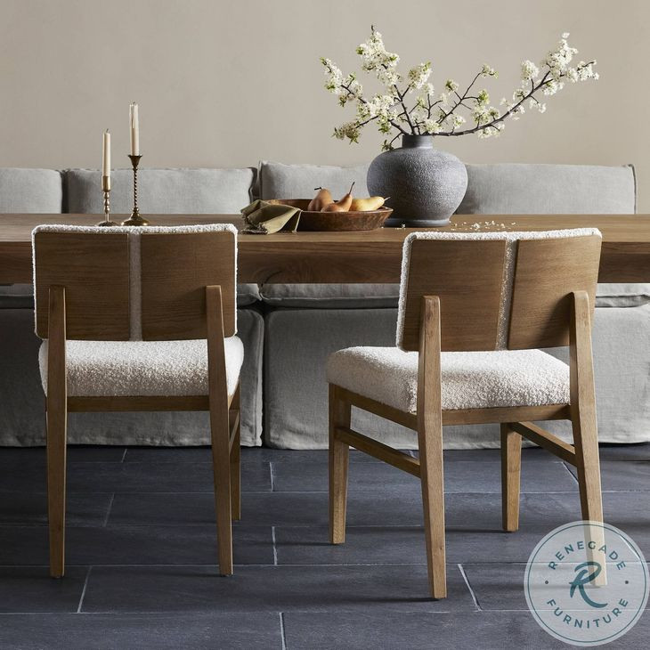 Carlo Somerton Ash Performance Fabric Dining Chair Set of 2