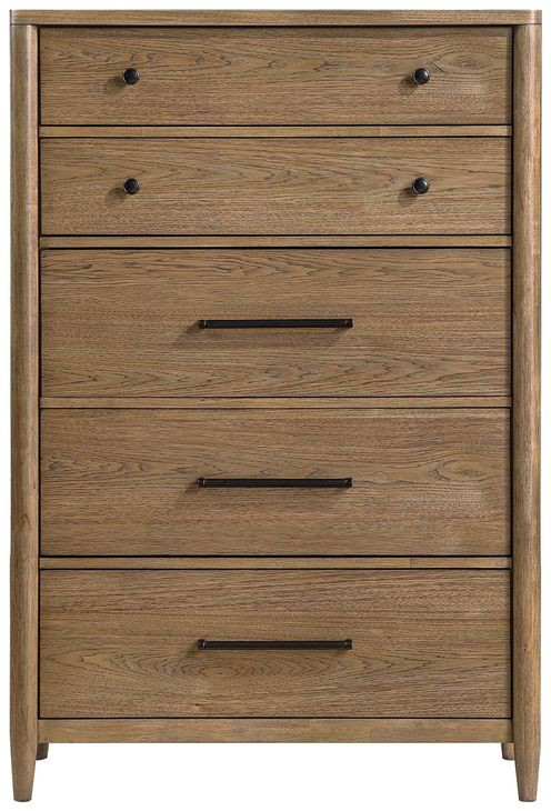 Sonoma Brown 5 Drawer Chest