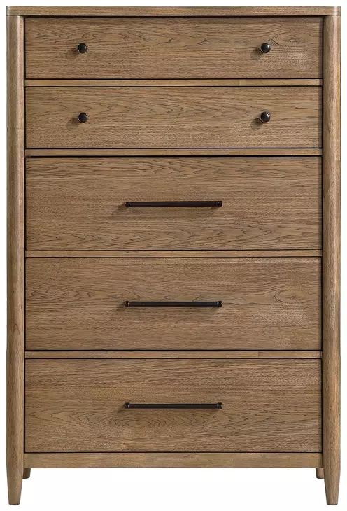 Sonoma Brown 5 Drawer Chest