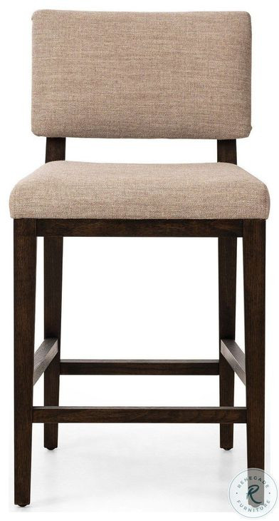 Carlo Alcala Fawn Performance Fabric Counter Height Stool