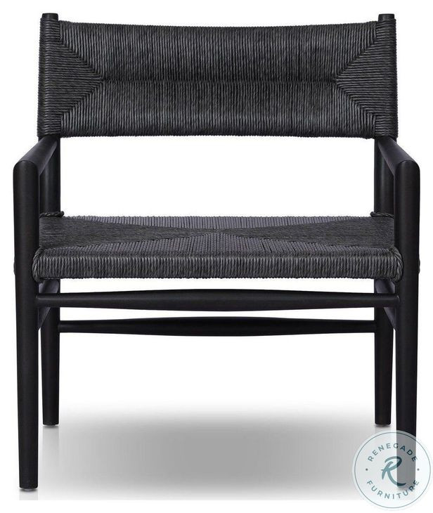 Lomas Black Teak Outdoor Chair