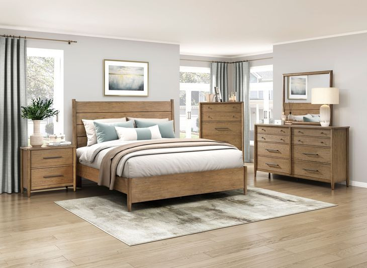 Sonoma Brown 2 Drawer Nightstand