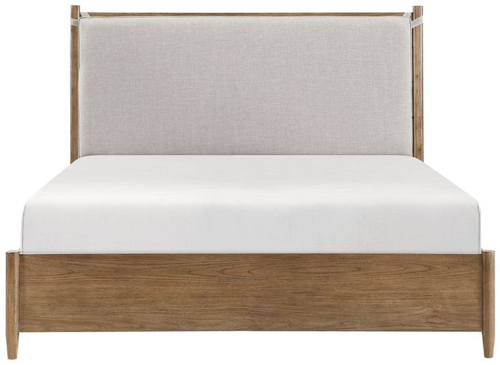 Sonoma Brown Eastern King Upholstered Platform Bed