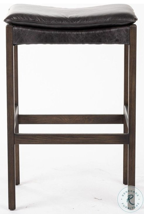 Aya Sonoma Black Bar Stool