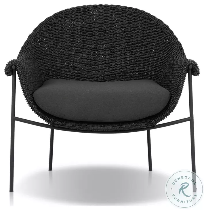 Suerte Faux Black Hyacinth Outdoor Chair