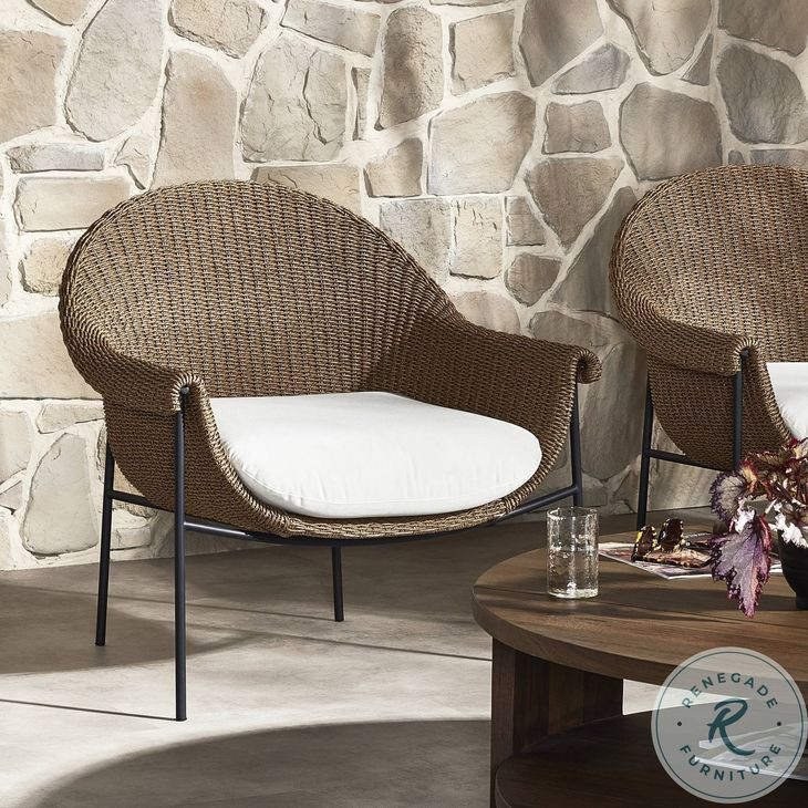 Suerte Faux Dark Hyacinth Outdoor Chair