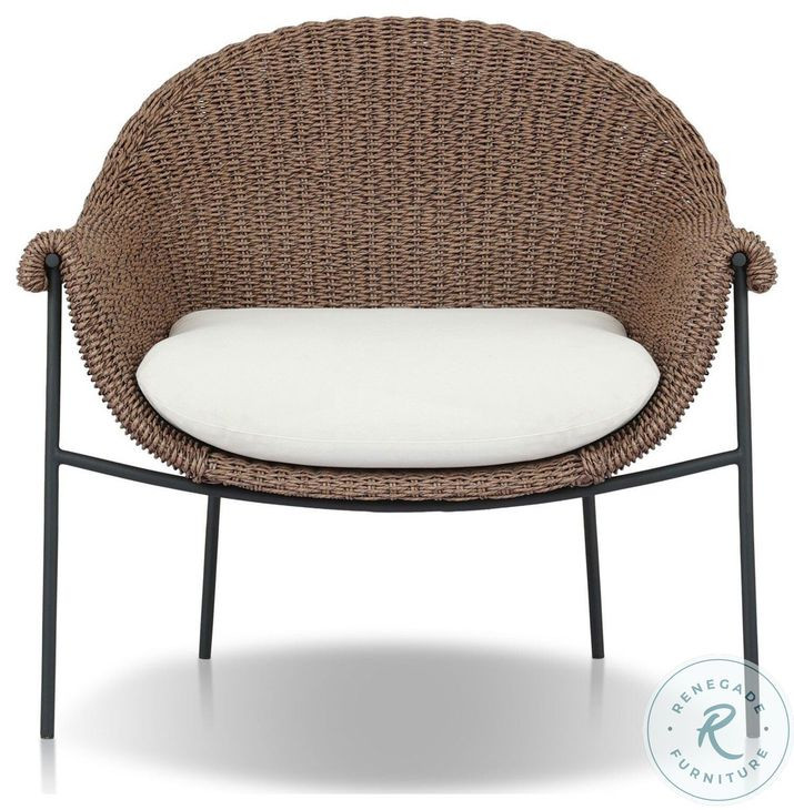 Suerte Faux Dark Hyacinth Outdoor Chair