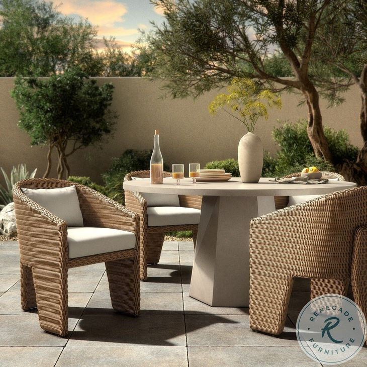 Fae Vintage Natural Outdoor Dining Chair