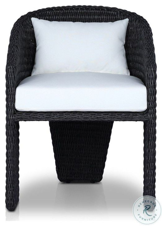 Fae Vintage Coal Outdoor Dining Chair