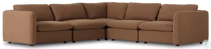 Ingel Antwerp Cafe 5 Piece Sectional