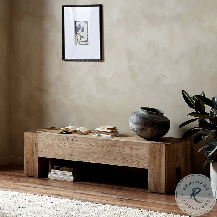 Abaso Rustic Wormwood Oak 70" Accent Bench