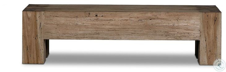 Abaso Rustic Wormwood Oak 70" Accent Bench