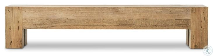 Abaso Rustic Wormwood Oak Large 90" Accent Bench