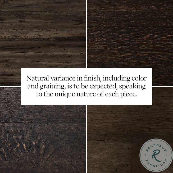 Abaso Ebony Rustic Wormwood Oak 95" Media Console