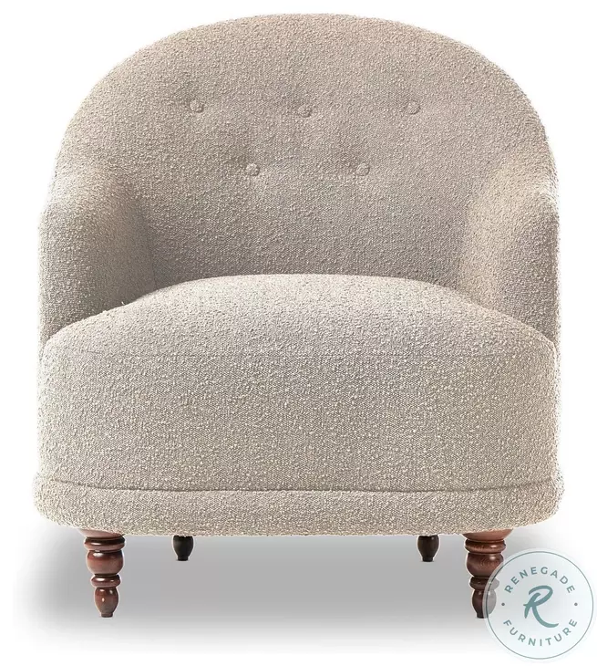 Marnie Knoll Sand Performance Fabric Chair