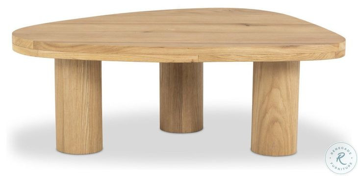 Zion Natural Oak Small Free Form Nesting Coffee Table