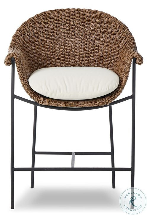 Suerte Arashi Salt Outdoor Counter Height Stool