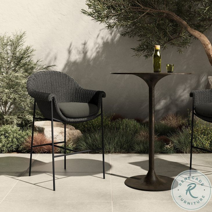 Suerte Arashi Ink Outdoor Bar Stool