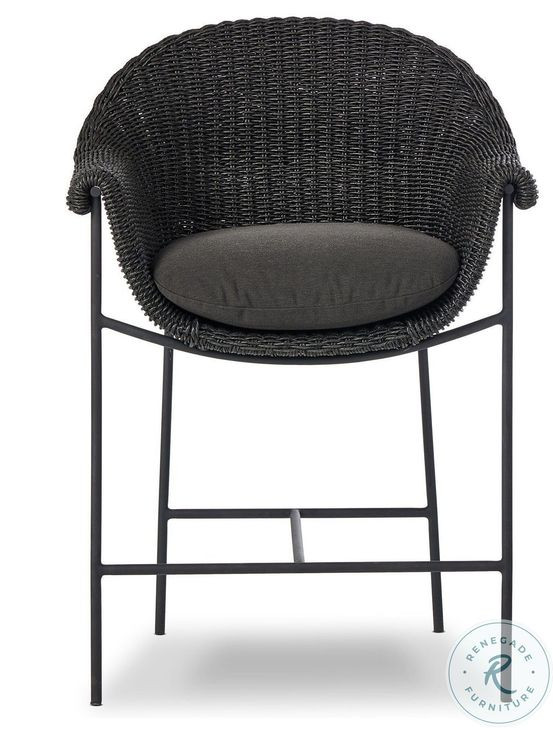 Suerte Arashi Ink Outdoor Counter Height Stool