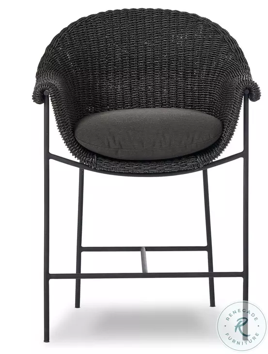 Suerte Arashi Ink Outdoor Counter Height Stool