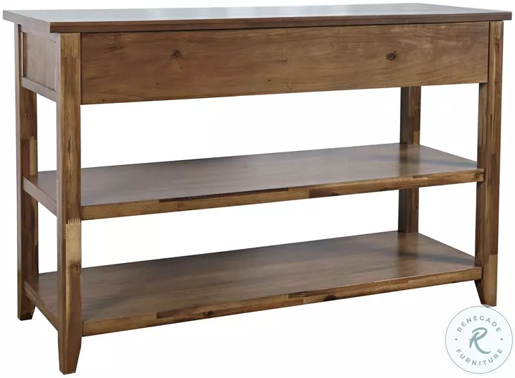 Claremont Wire Brush Brown Occasional Table Set