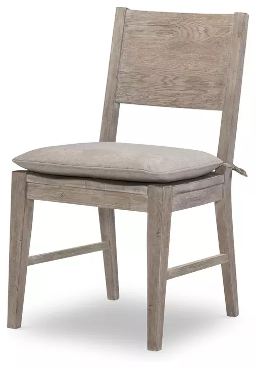 Halifax Colby Walnut Upholstered Side Chair Set of 2