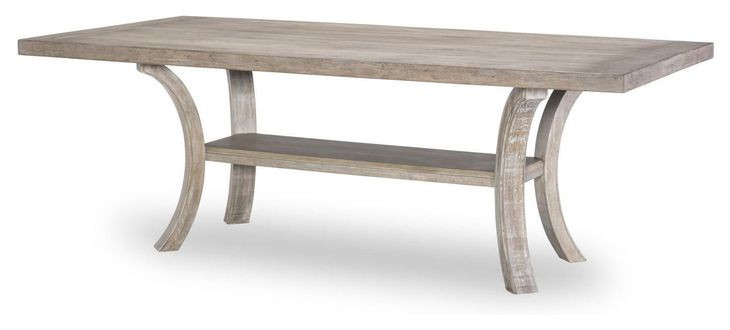 Halifax Flax and Java 86" Rectangular Dining Table