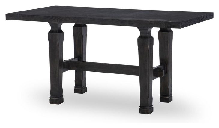 Halifax Flax and Java 84" Extendable Rectangular Friendship Table