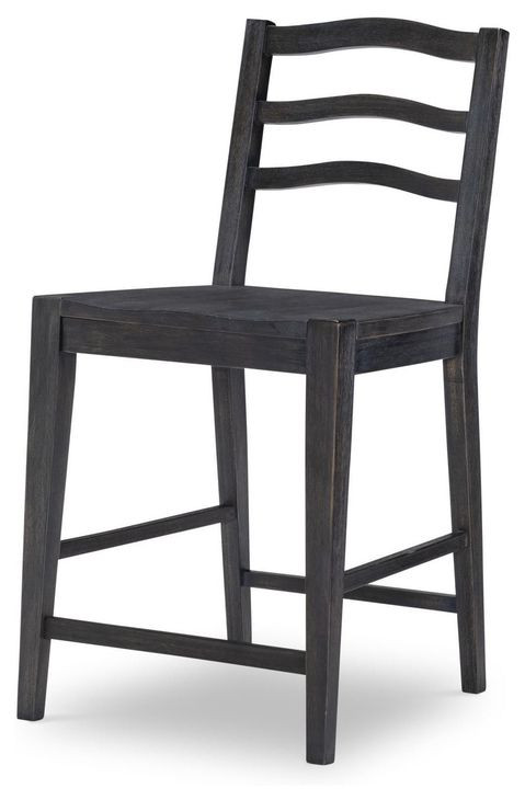 Halifax Flax and Java Counter Height Chair Set of 2