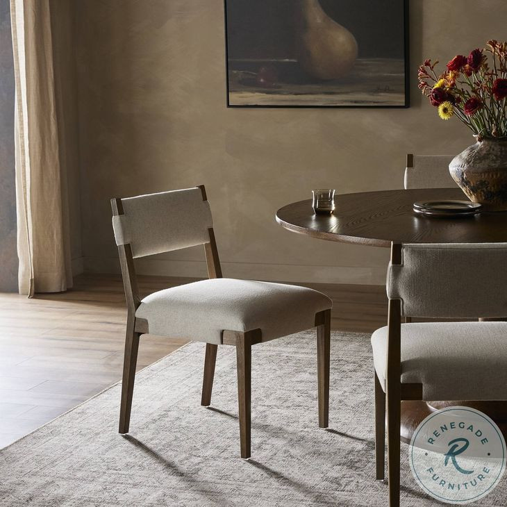 Tamari Antwerp Natural Performance Fabric Dining Chair