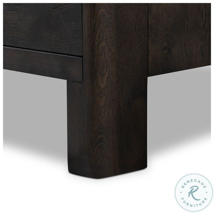 Noeline Smoke Black Oak Veneer 6 Drawer Dresser