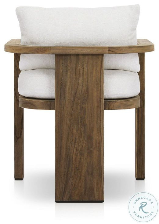 Tahana Alessi Linen Performance Fabric Outdoor Dining Armchair