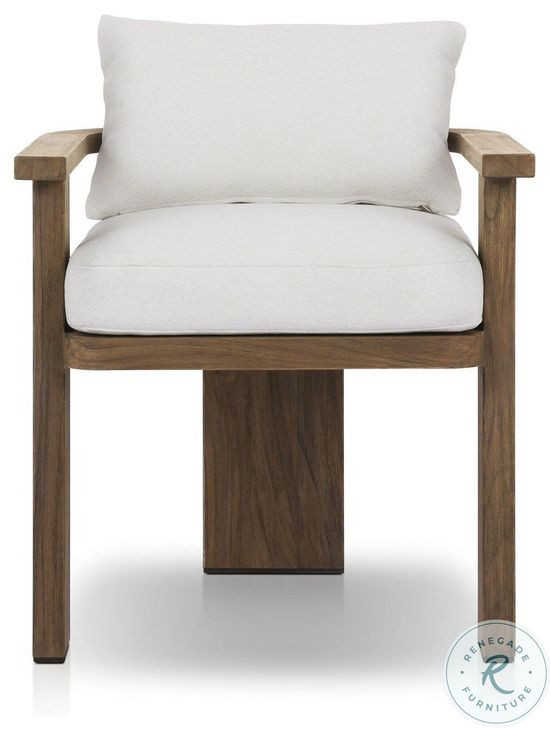 Tahana Alessi Linen Performance Fabric Outdoor Dining Armchair