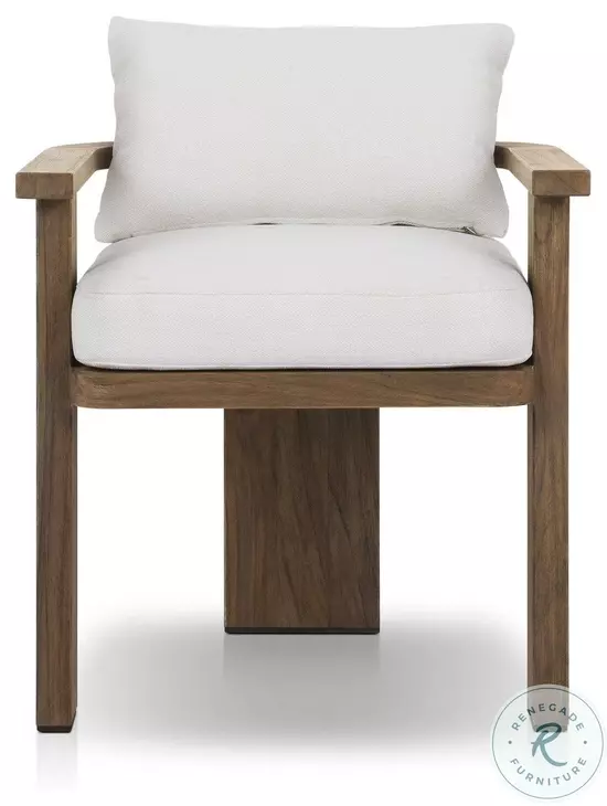 Tahana Alessi Linen Performance Fabric Outdoor Dining Armchair