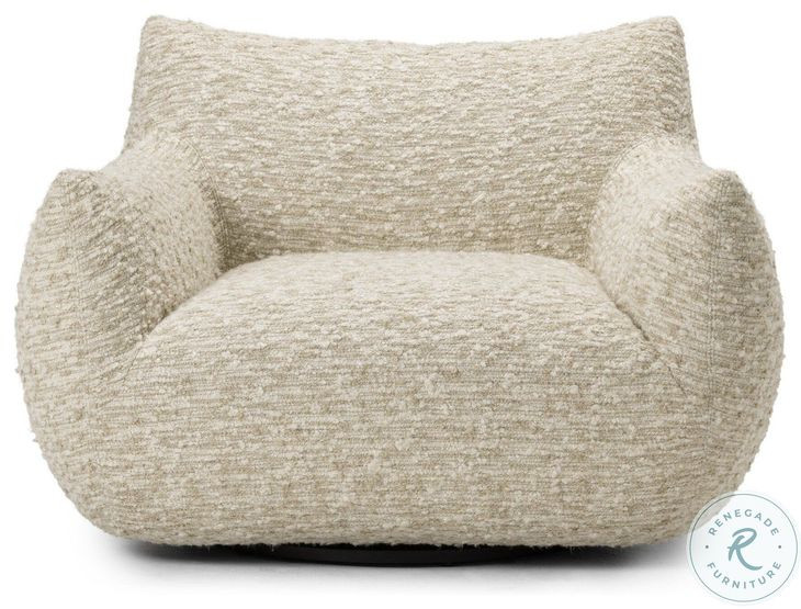 Margot Solema Cream Swivel Chair