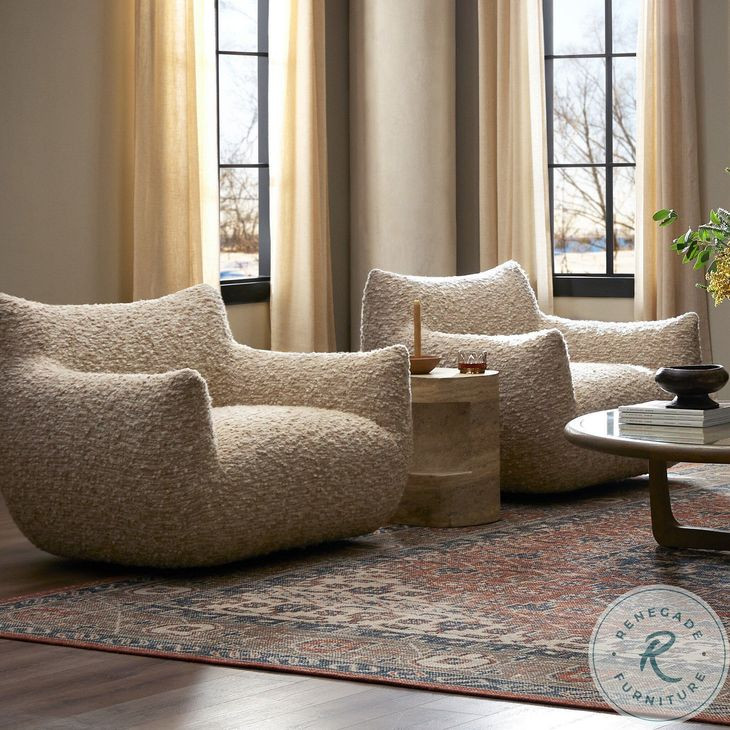 Margot Solema Cream Swivel Chair