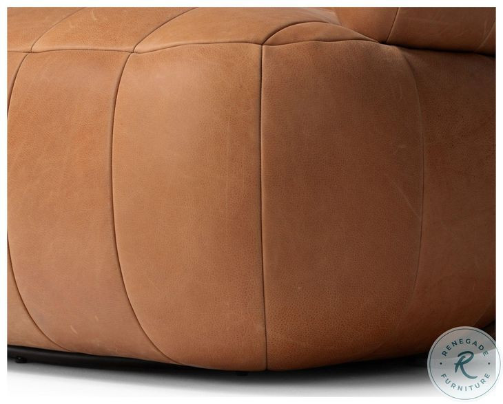 Doss Palermo Cognac Swivel Chair