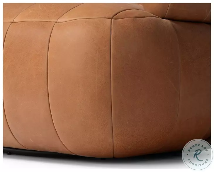 Doss Palermo Cognac Swivel Chair