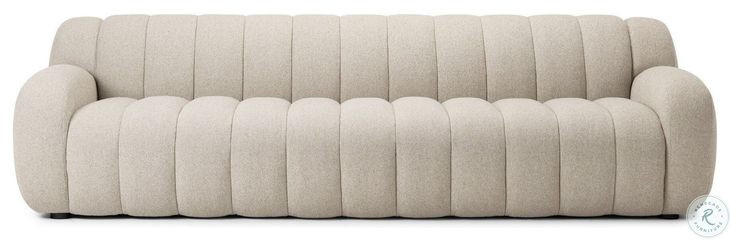 Carina Weslie Flax 103" Upholstered Sofa
